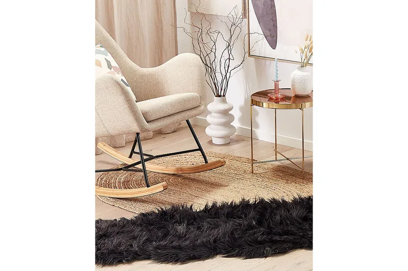 Mamungari Fårskinn 60x180 cm - Svart - Textilier & mattor - Mattor - Fällar & skinnmattor