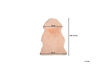 Uluru Fårskinn 65|110 cm - Rosa - Textilier & mattor - Mattor - Fällar & skinnmattor