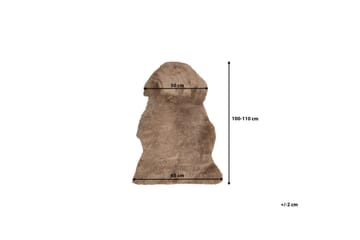 Uluru Fårskinn 65x110 cm - Brun - Textilier & mattor - Mattor - Fällar & skinnmattor