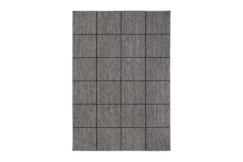 ARAVACA Square Flatvävd Matta 133x190 Grå/Svart - Flatvävda mattor - Stora mattor