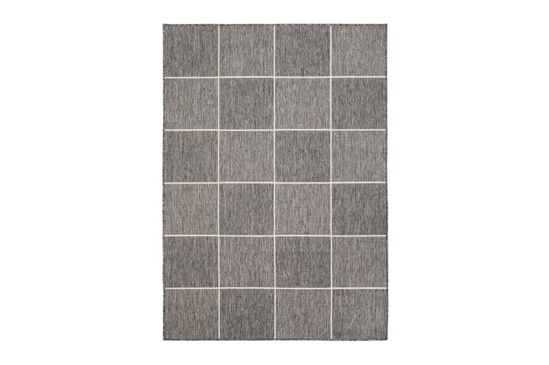 ARAVACA Square Flatvävd Matta 133x190 Grå/Vit - Flatvävda mattor - Små mattor