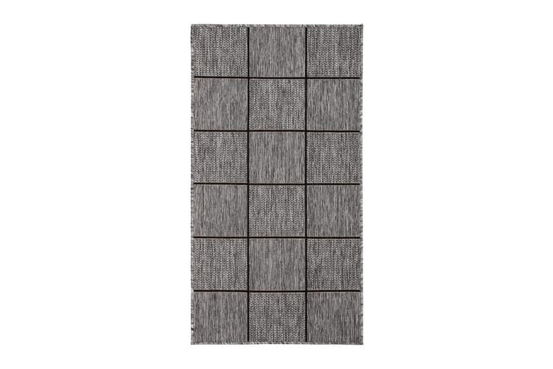 ARAVACA Square Flatvävd Matta 80x240 Grå/Svart - Flatvävda mattor - Stora mattor