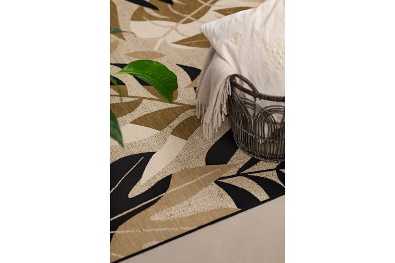 Domani Monstera Flatvävd Matta 200x290 cm - Textilier & mattor - Mattor - Flatvävda mattor