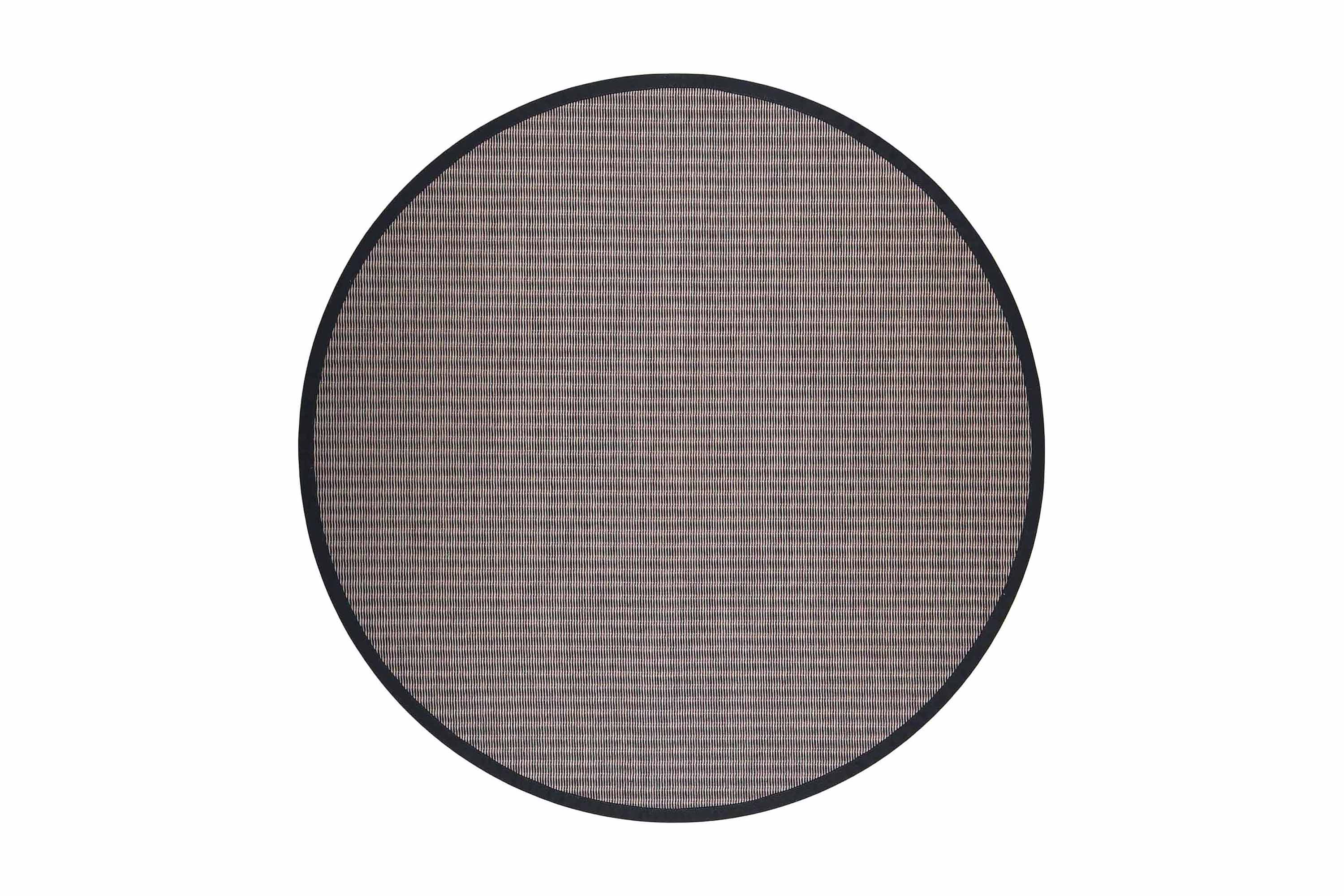 kelo matta rund 160 cm brun/svart - vm carpet