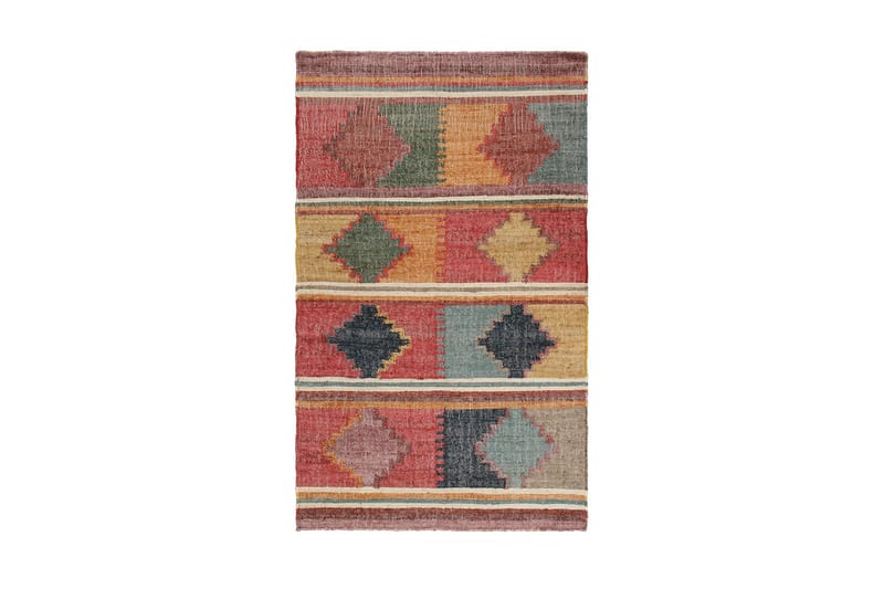 KILIM NIRVANA 3 Flatvävd Matta 140x200 cm Flerfärgad - Flatvävda mattor