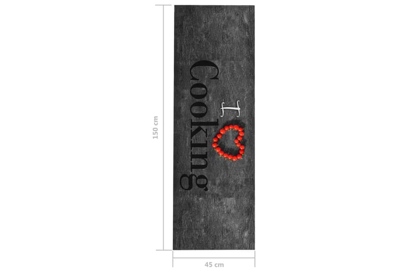 Köksmatta maskintvättbar cooking 45x150 cm - Textilier & mattor - Mattor - Flatvävda mattor