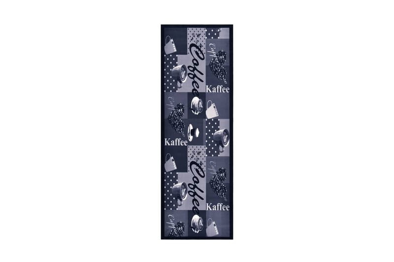 Köksmatta maskintvättbar kaffe blå 45x150 cm - Blå - Textilier & mattor - Mattor - Flatvävda mattor