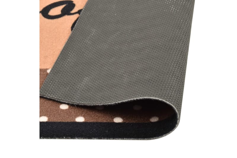 Köksmatta maskintvättbar kaffe brun 60x300 cm - Textilier & mattor - Mattor - Flatvävda mattor
