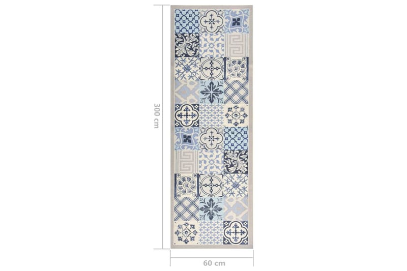Köksmatta maskintvättbar mosaik 60x300 cm - Textilier & mattor - Mattor - Flatvävda mattor