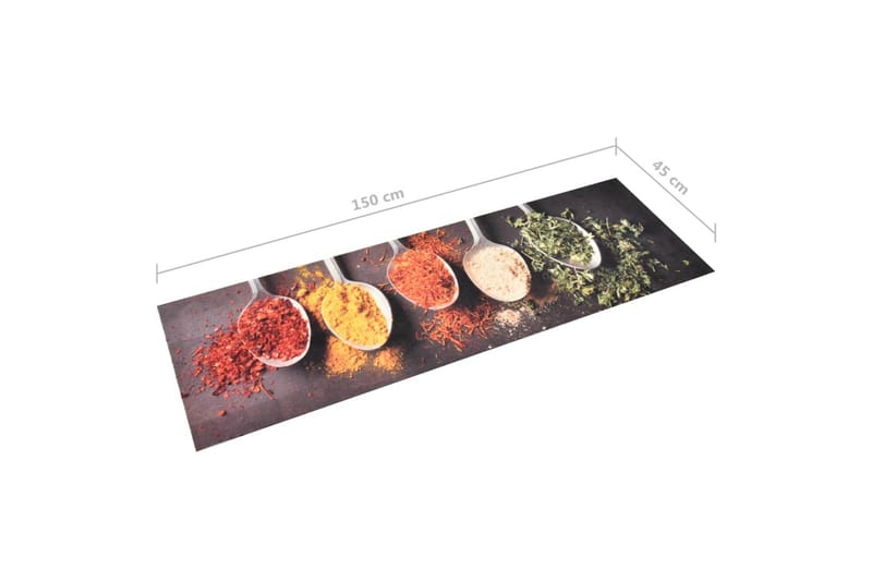 Köksmatta maskintvättbar skedar 45x150 cm - Textilier & mattor - Mattor - Flatvävda mattor