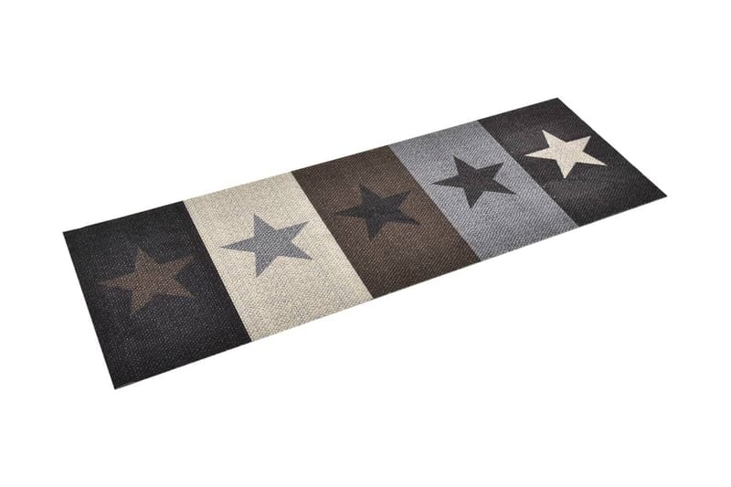 Köksmatta maskintvättbar stjärna 45x150 cm - Textilier & mattor - Mattor - Flatvävda mattor