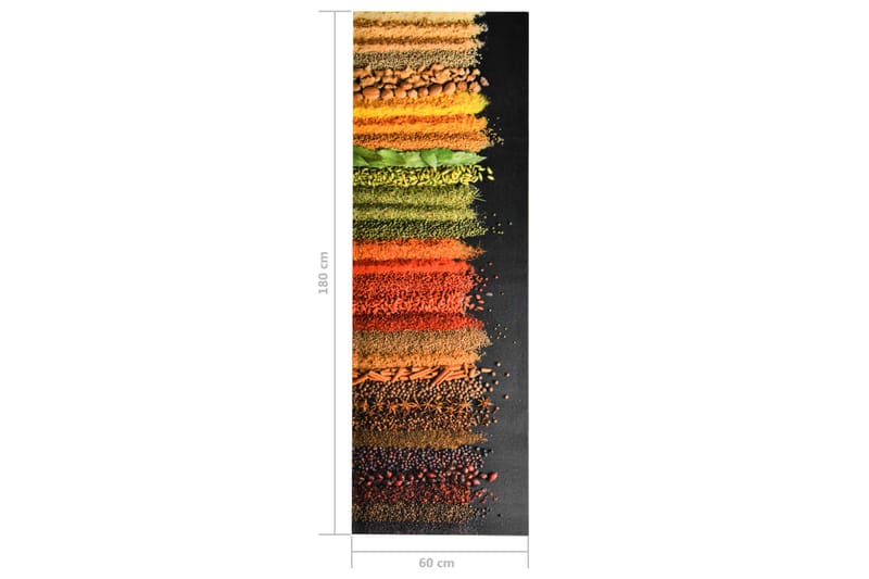 Köksmatta tvättbar kryddor 60x180 cm - Textilier & mattor - Mattor - Flatvävda mattor