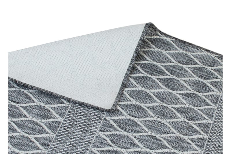 Madrid Bell Flatvävd Matta 80x340 - Grå/Vit - Textilier & mattor - Mattor - Flatvävda mattor