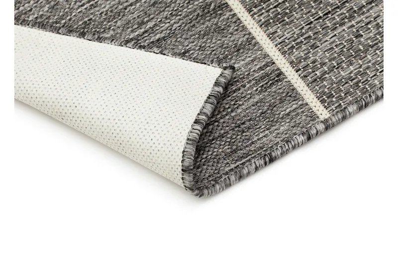Madrid Square Flatvävd Matta 133x190 - Grå/Vit - Textilier & mattor - Mattor - Flatvävda mattor