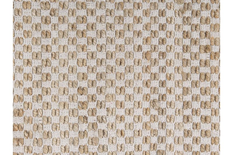 Matta 140 x 200 cm beige ZERDALI - Beige - Flatvävda mattor