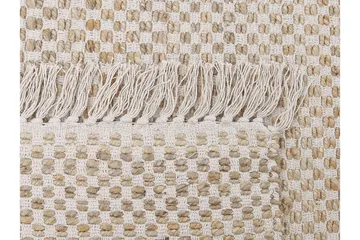 Matta 140 x 200 cm beige ZERDALI - Beige - Textilier & mattor - Mattor - Flatvävda mattor