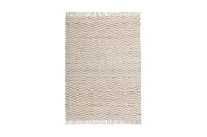 Matta beige 140 x 200 cm AFRIN - Beige - Flatvävda mattor