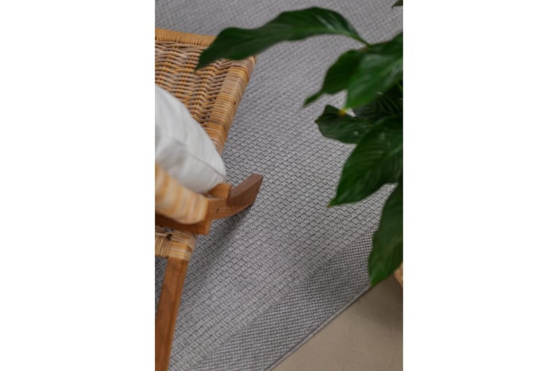 Miami Flatvävd Matta 200x290 cm - Grå - Textilier & mattor - Mattor - Flatvävda mattor