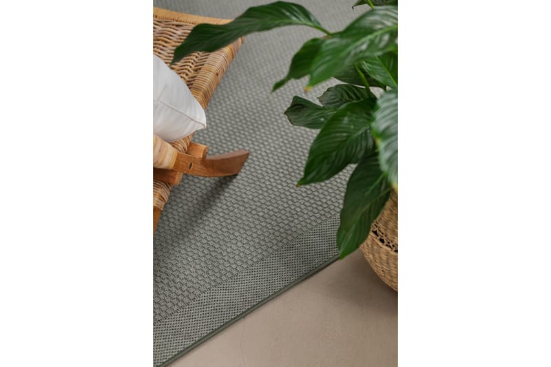 Miami Flatvävd Matta 200x290 cm - Grön - Textilier & mattor - Mattor - Flatvävda mattor