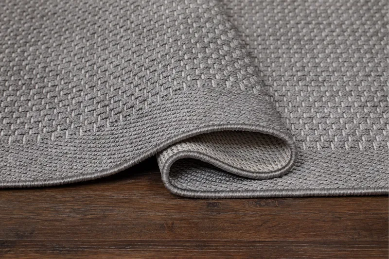 Miami Flatvävd Matta 240x340 cm - Grå - Textilier & mattor - Mattor - Flatvävda mattor