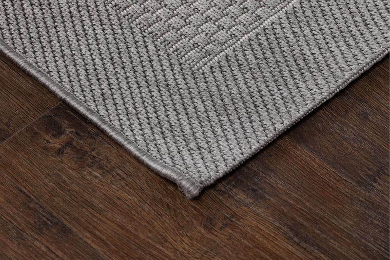 Miami Flatvävd Matta 80x200 cm - Grå - Textilier & mattor - Mattor - Flatvävda mattor