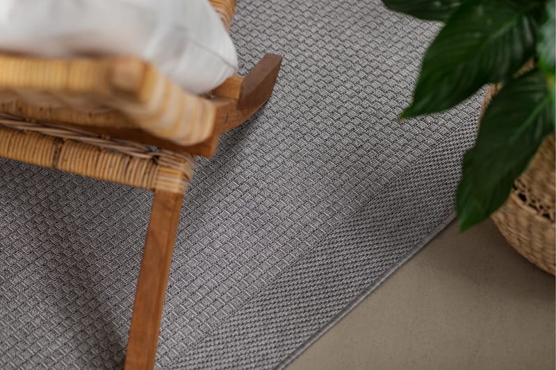 Miami Flatvävd Matta 80x200 cm - Grå - Textilier & mattor - Mattor - Flatvävda mattor