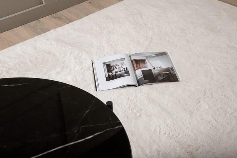 Nina Flatvävd Matta 160x230 cm - Vit - Textilier & mattor - Mattor - Flatvävda mattor