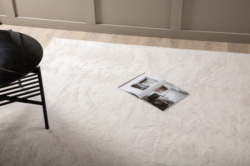 Nina Flatvävd Matta 160x230 cm - Vit - Textilier & mattor - Mattor - Flatvävda mattor