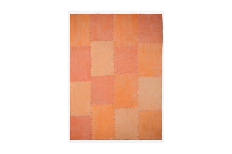 GESSLICK CREEK Matta 120x170 cm Orange/Flerfärgad - D-Sign - Patchwork mattor