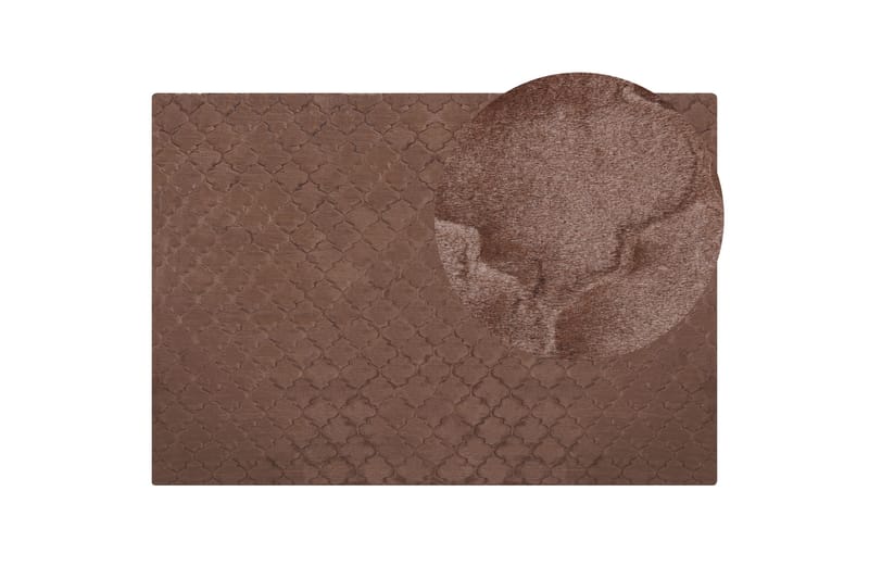 Gharo Skinnmatta 160x230 cm - Brun - Textilier & mattor - Mattor - Fällar & skinnmattor