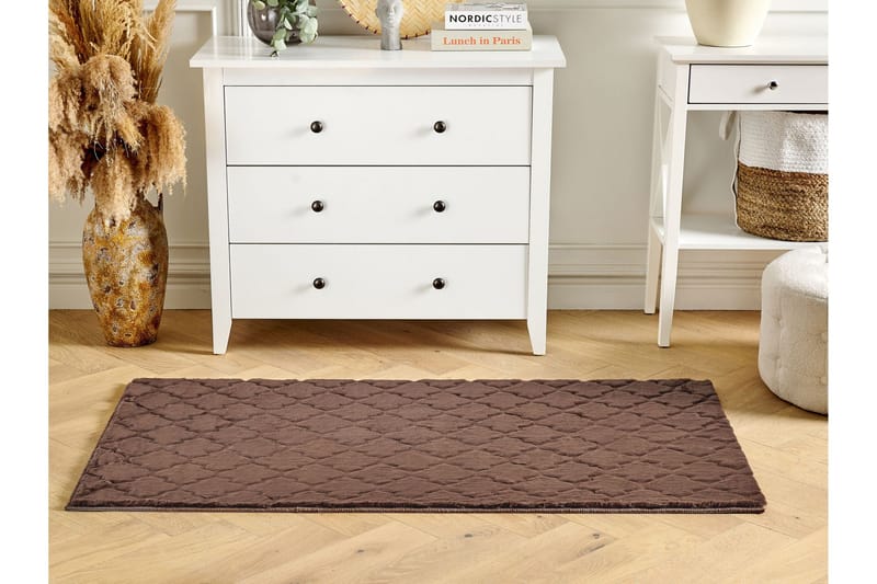 Gharo Skinnmatta 80x150 cm - Brun - Textilier & mattor - Mattor - Fällar & skinnmattor