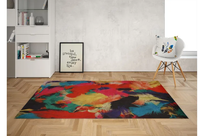 Gulhan Matta 160x230 cm, Flerfärgad
