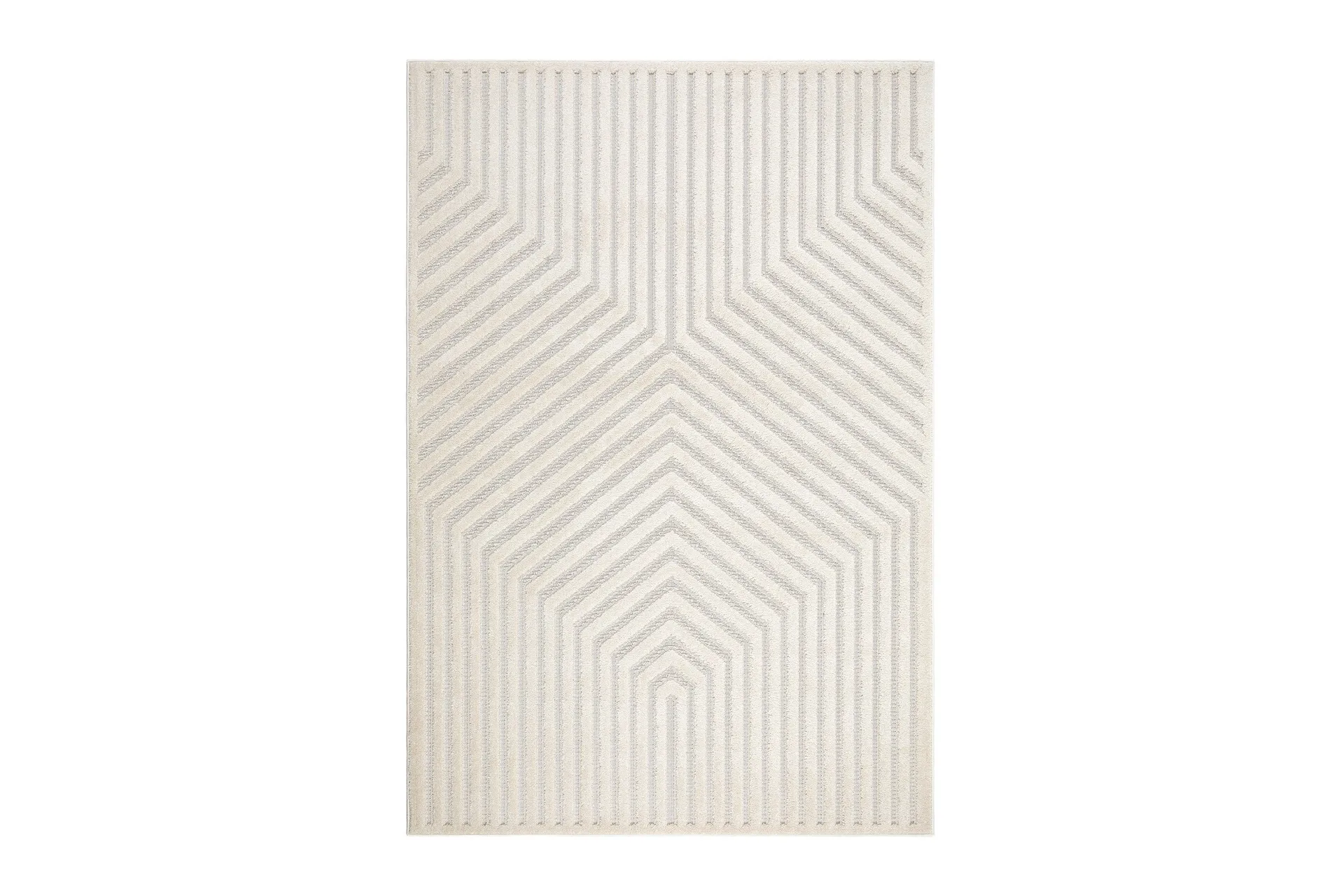 Hampton Flatv&auml;vd Matta 140x200 cm Rektangul&auml;r - Creme