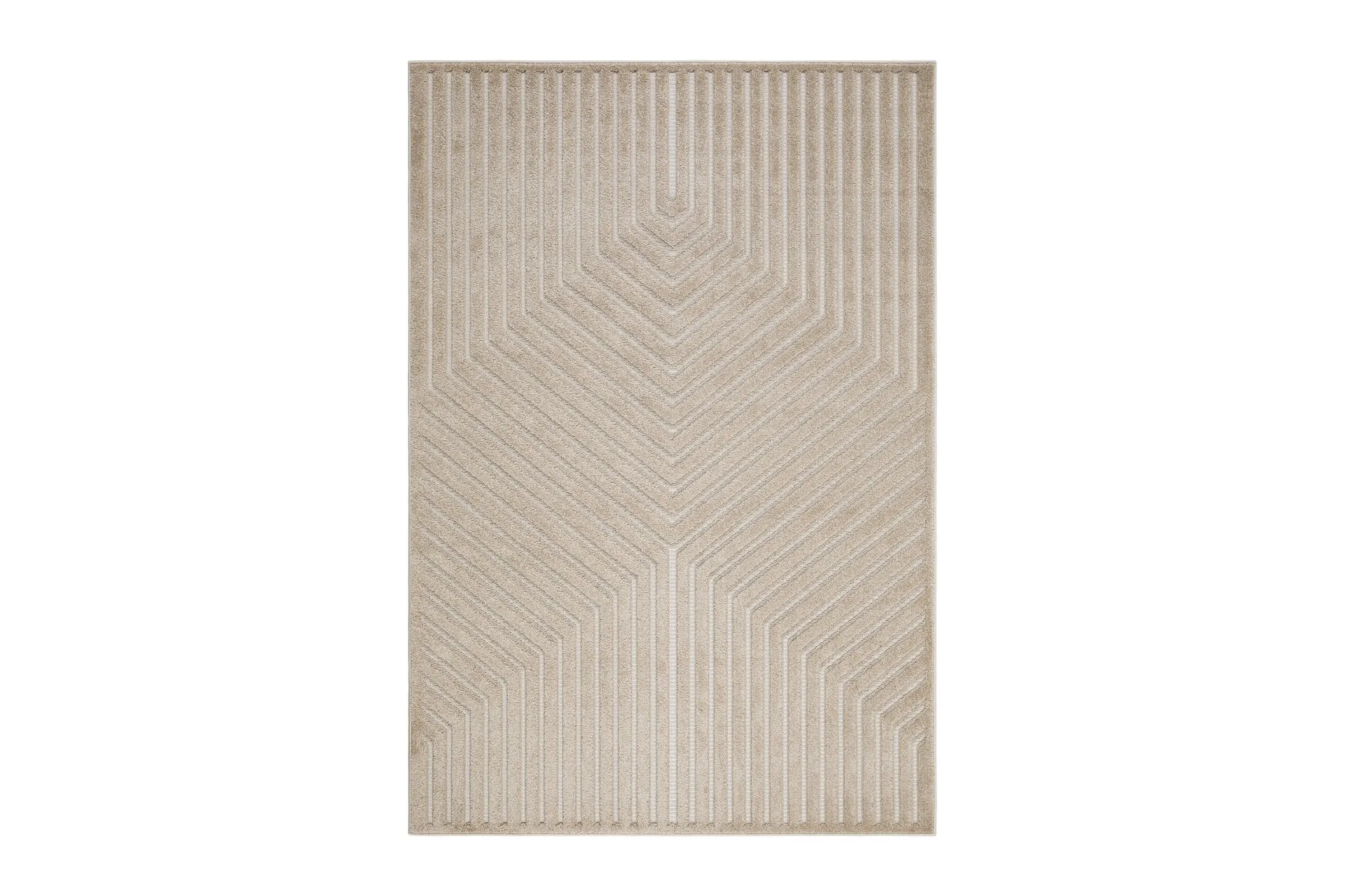 hampton flatvävd matta 160x230 cm rektangulär - beige