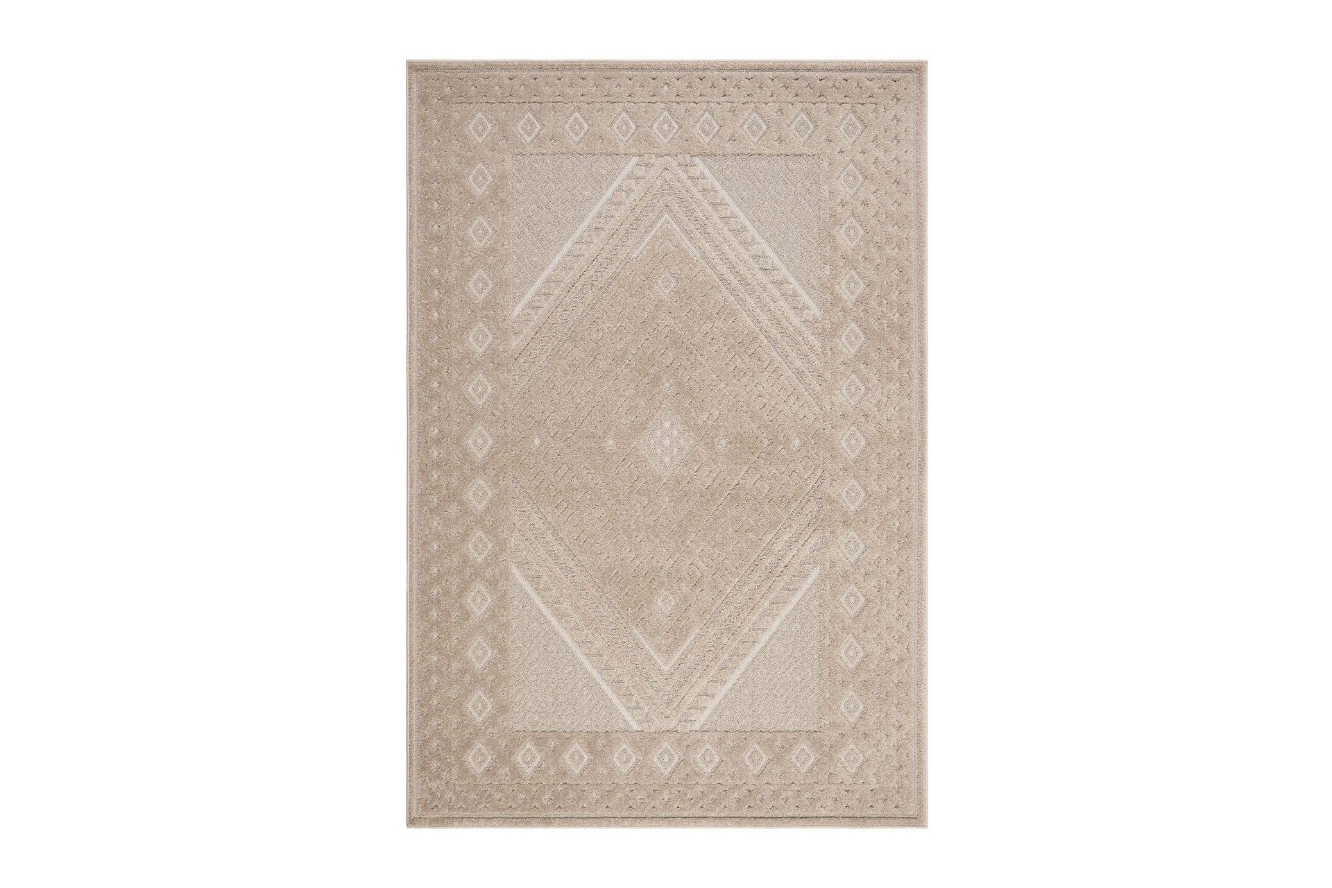hampton flatvävd matta 200x290 cm rektangulär - beige