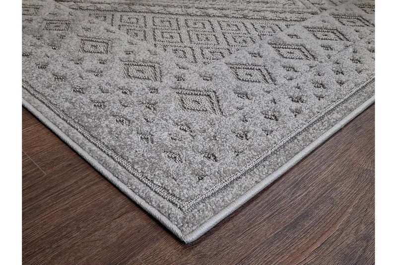 Hampton Flatvävd Matta 200x290 cm Rektangulär - Grå - Textilier & mattor - Mattor - Flatvävda mattor
