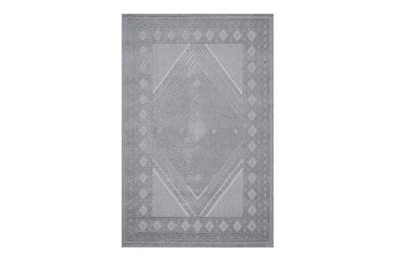 Hampton Flatvävd Matta 200x290 cm Rektangulär, Grå