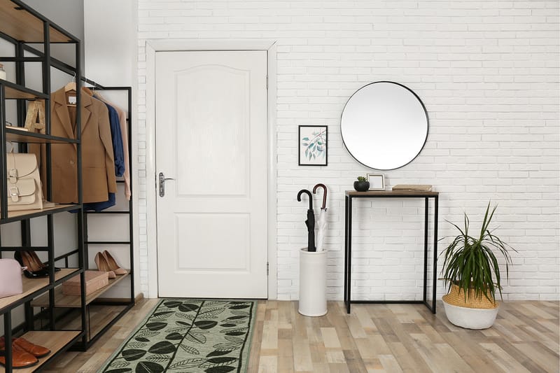 Löv Flatvävd Matta 80x150 cm - Grön - Textilier & mattor - Mattor - Flatvävda mattor