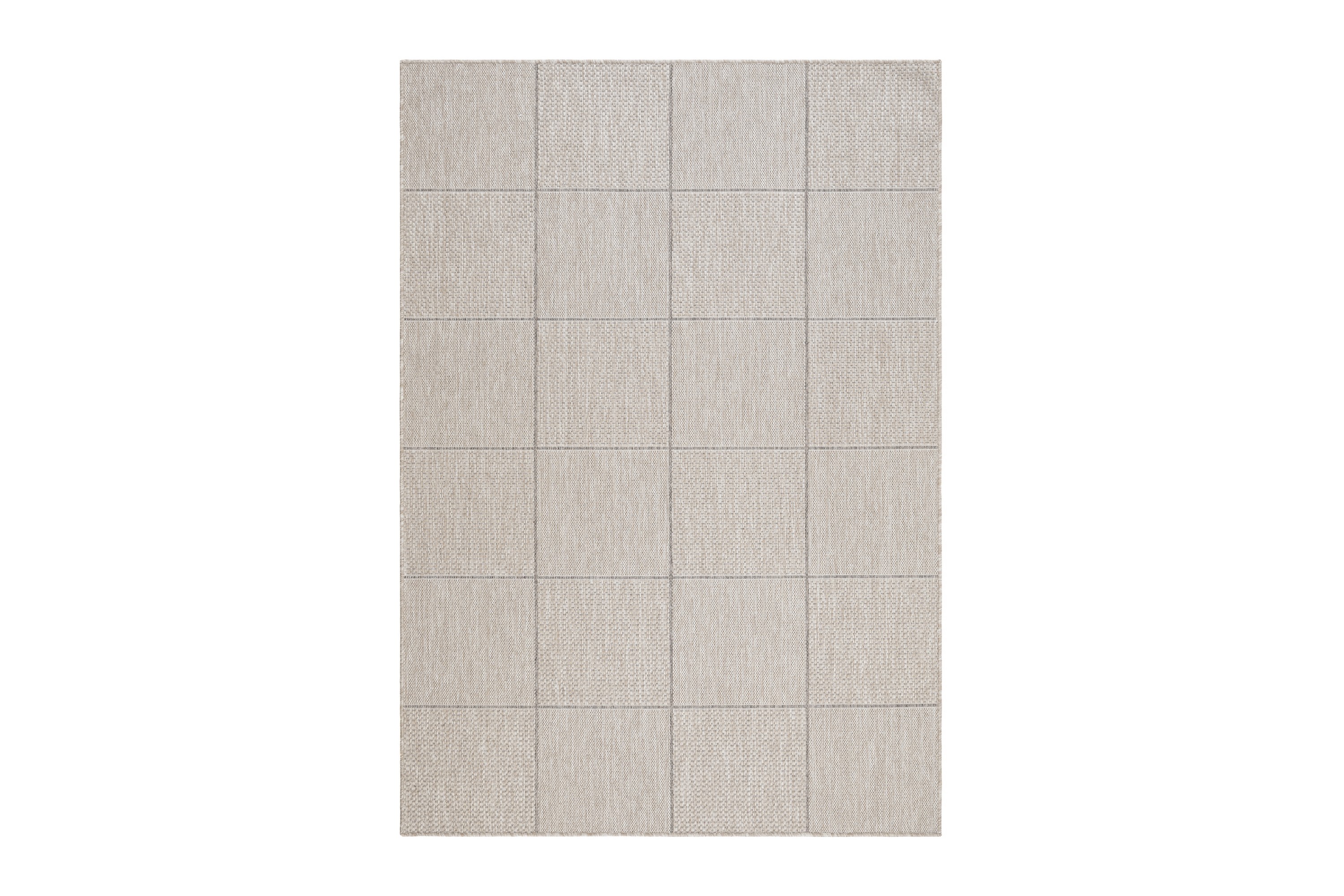 madrid flatvävd matta 133x190 cm - linne