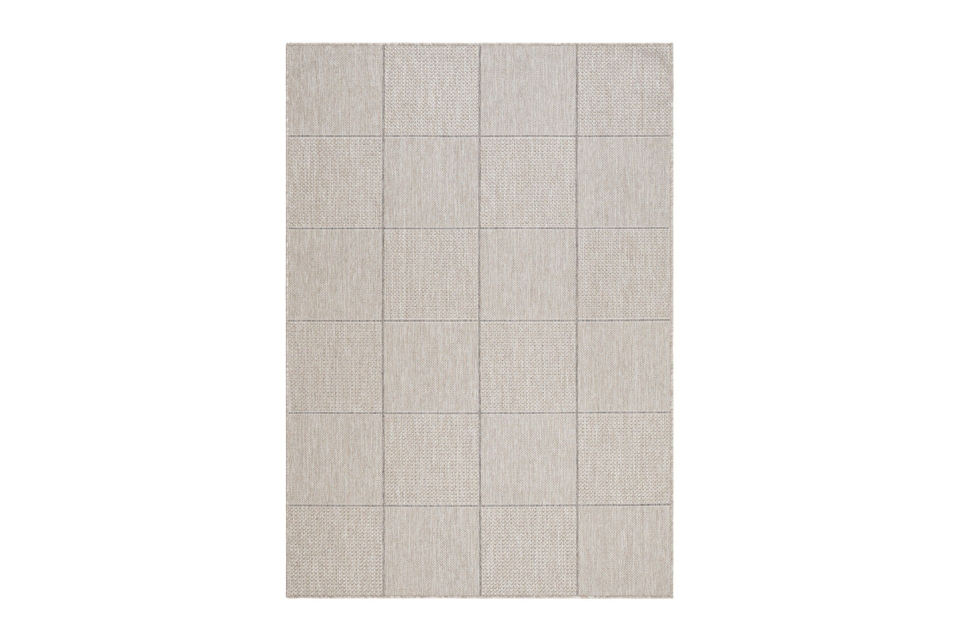 madrid flatvävd matta 160x230 cm - linne