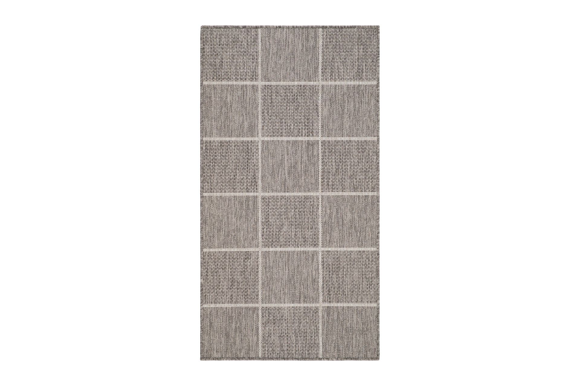 madrid flatvävd matta 80x150 cm - linne