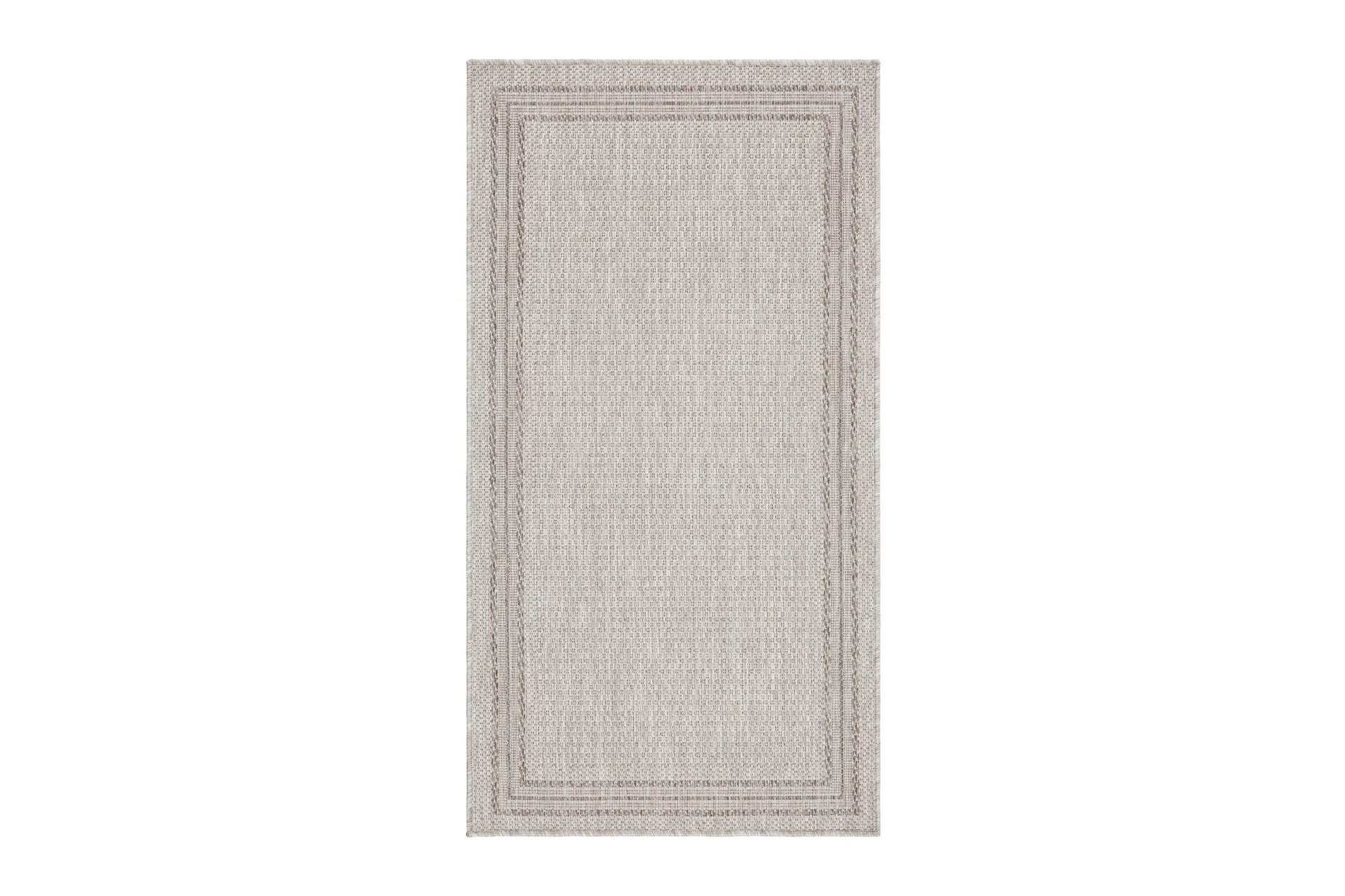 madrid flatvävd matta 80x150 cm - linne