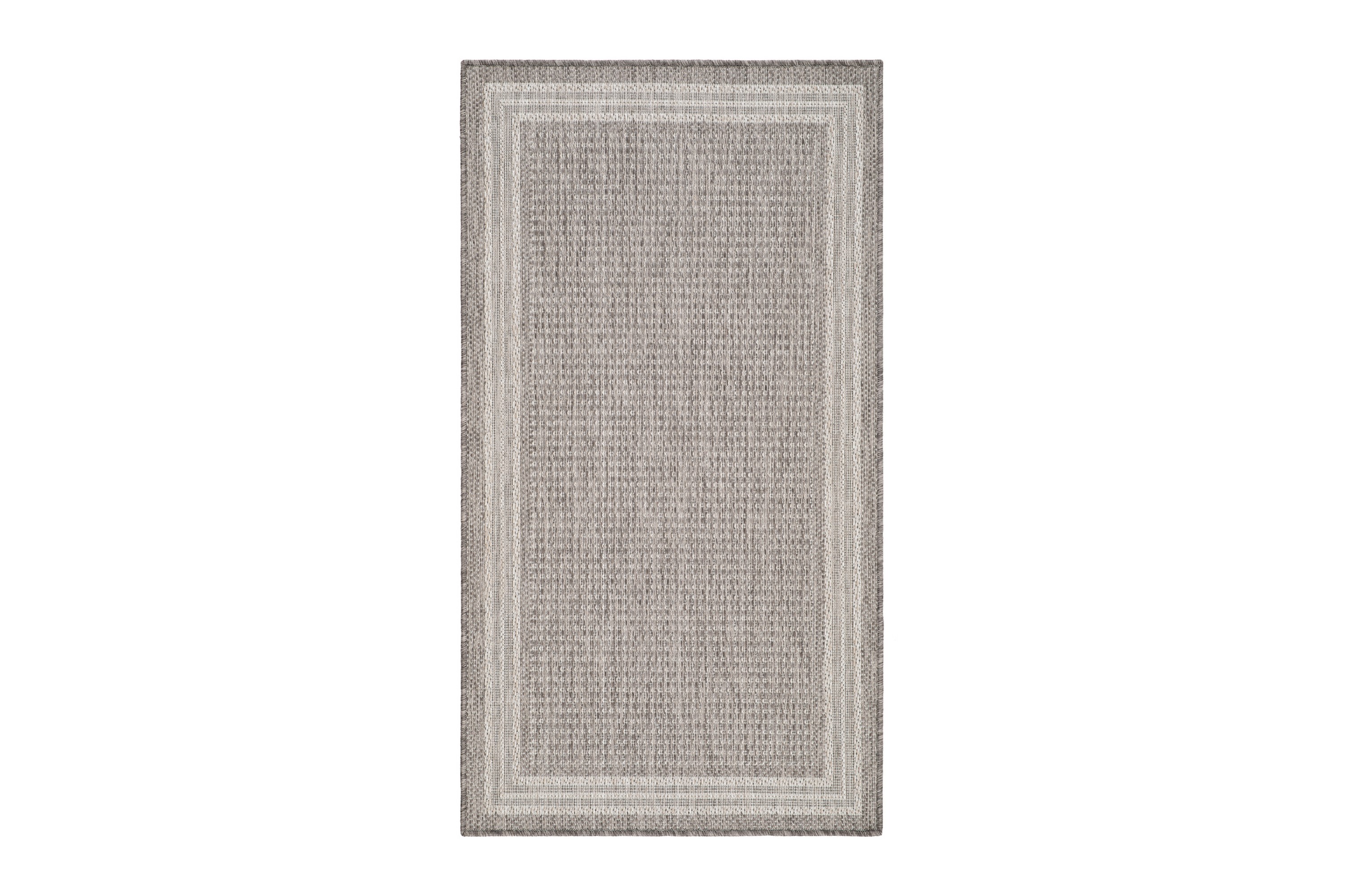 madrid flatvävd matta 80x240 cm - linne