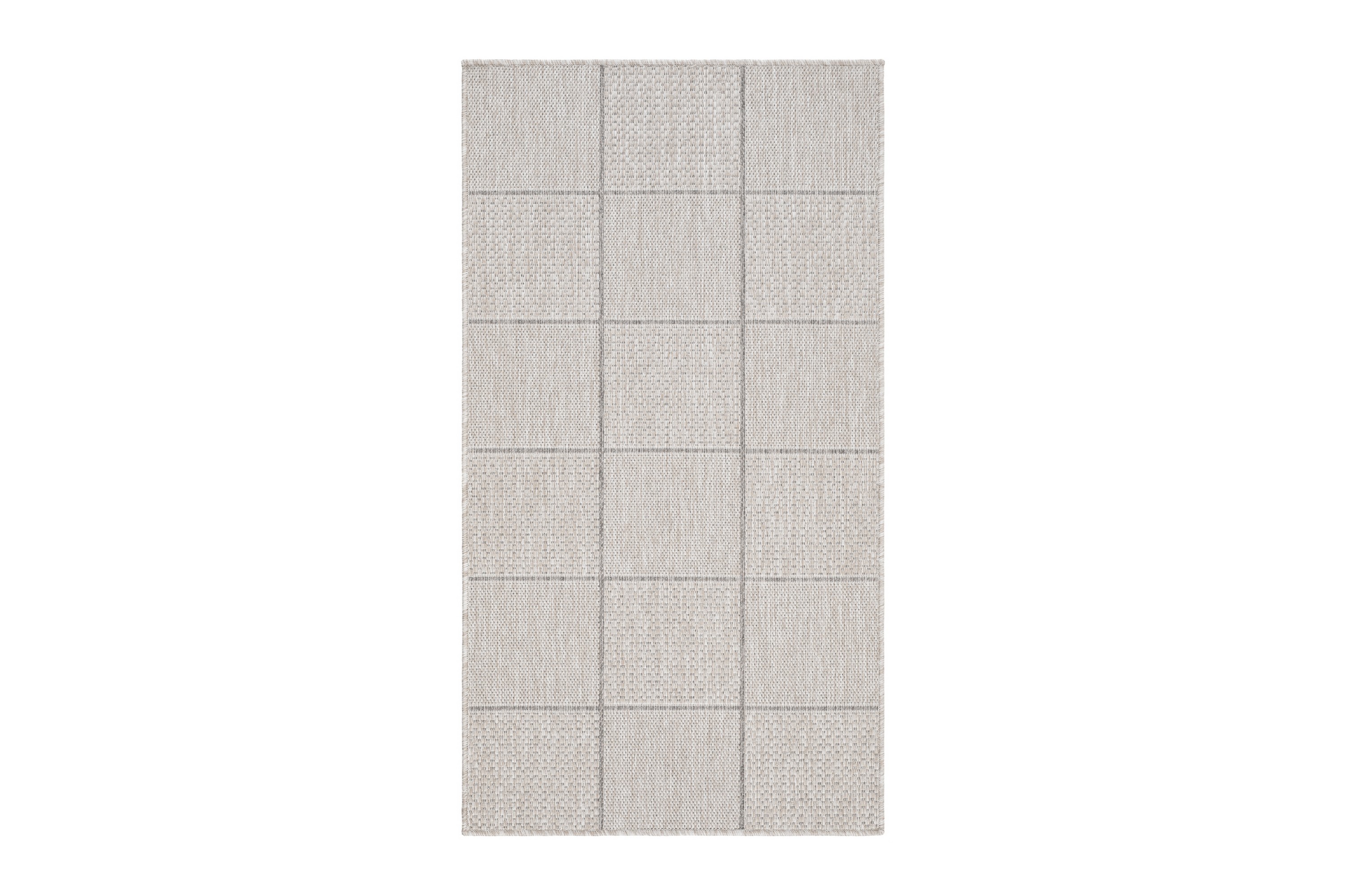 madrid flatvävd matta 80x240 cm - linne