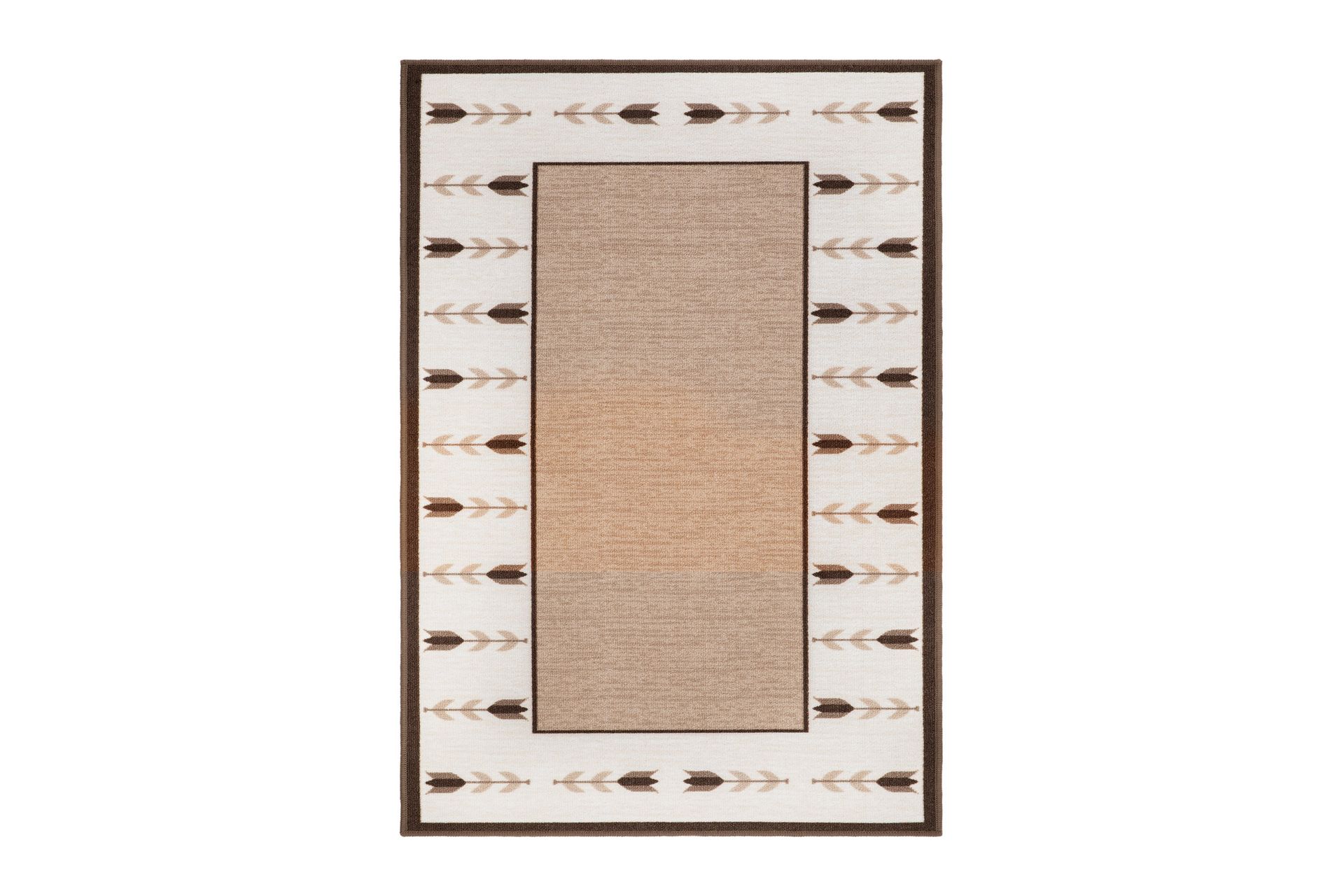 tulpan flatvävd matta 133x190 cm - natur