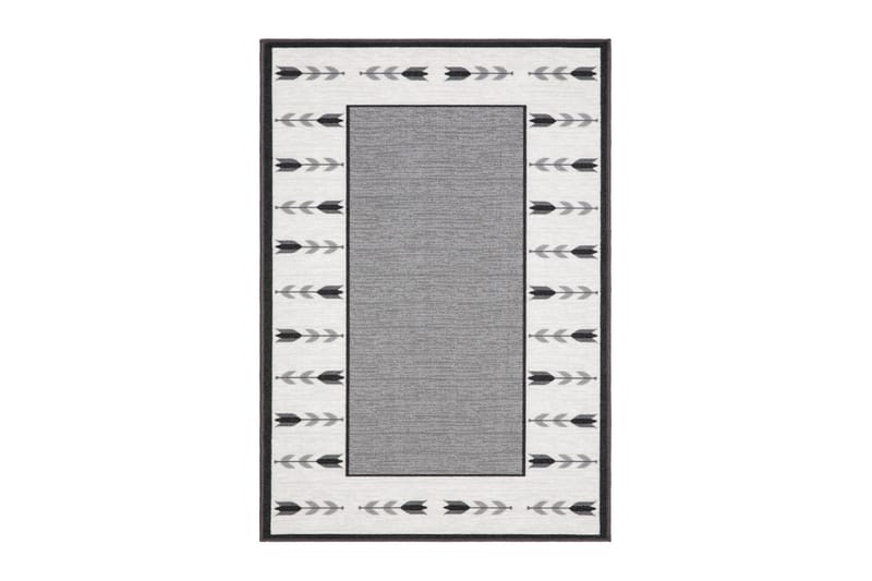 Tulpan Flatvävd Matta 160x230 cm, Grå