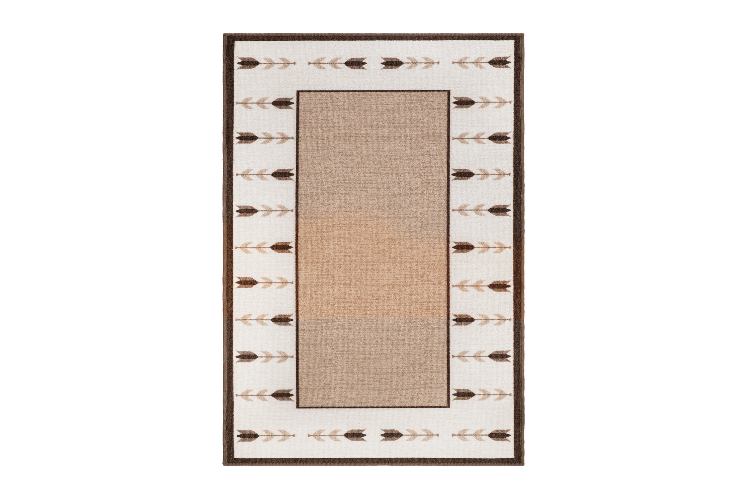 tulpan flatvävd matta 160x230 cm - natur