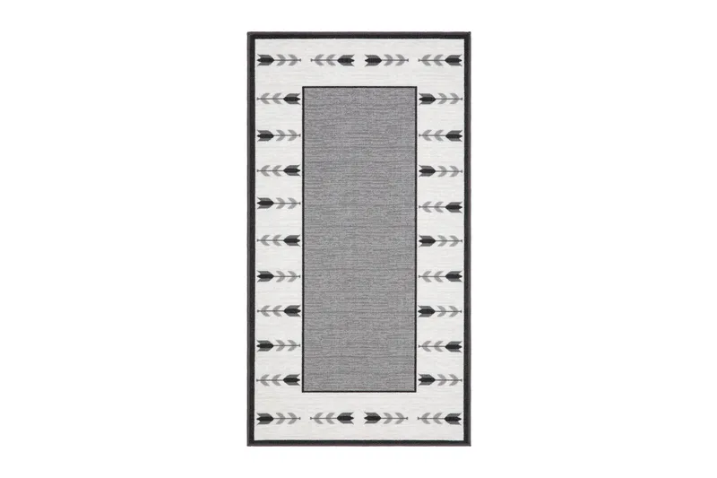 Tulpan Flatvävd Matta 57x200 cm, Grå