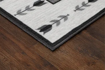 Tulpan Flatvävd Matta 80x300 cm - Grå - Textilier & mattor - Mattor - Flatvävda mattor