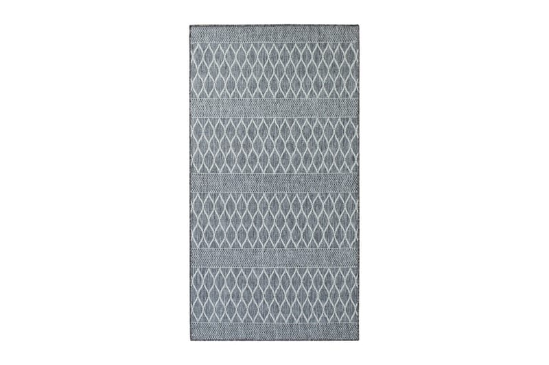 Madrid Bell Flatvävd Matta 80x240, Grå/Vit